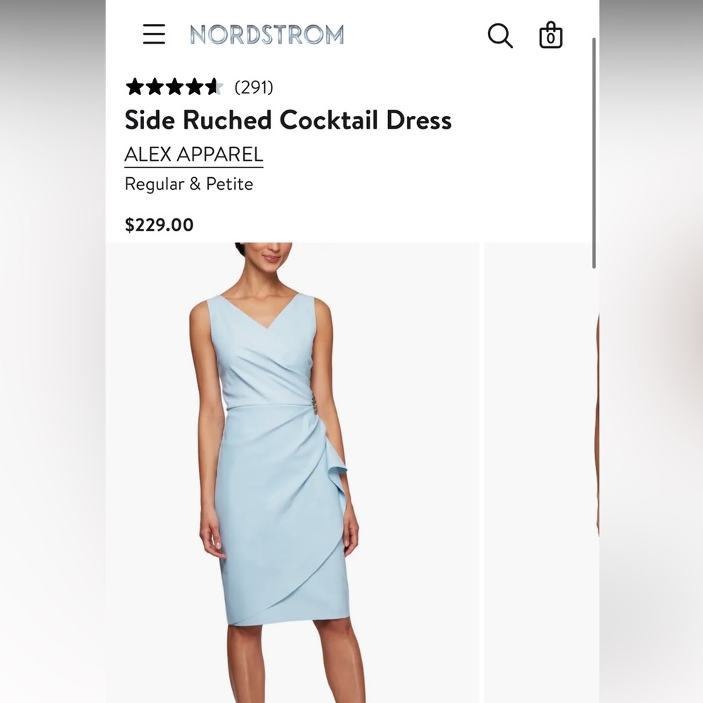 Alex Evenings - midi / sleeveless / light blue